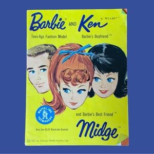 1963 Mattel Barbie Ken Midge Fashion Mini Catalog